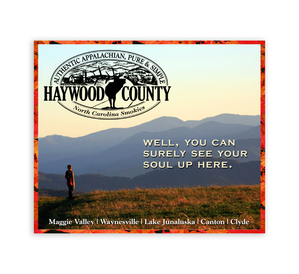advertisement for haywood county