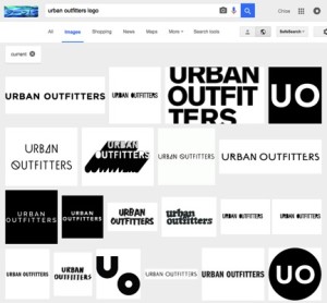 Urban Outfitters logo system